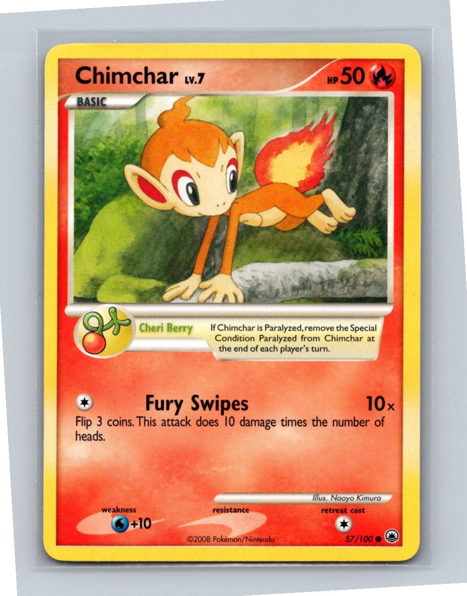 Chimchar (57) 57/100 Majestic Dawn Common NM