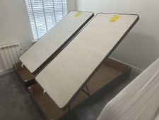 Two Single Divan Lift Up Storage Beds With Gas Lift Operation