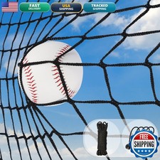 Storgem Baseball Softball Backstop Net, Heavy Duty Sports Barrier Netting