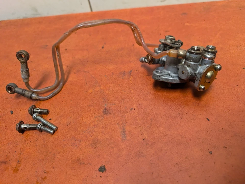 Suzuki TS 125 1974 bomba de aceite Prospector 16100-28840 OEM bomba de aceite Mikuni Foto 3 de 4