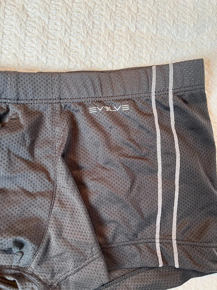 Calzoncillos boxer gris Evolve no show ropa interior de malla talla pequeña Foto 2 de 4