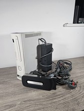 Xbox 360 Console 120GB PAL Tested Working With Power and Leads - No Controller