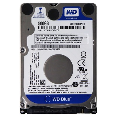 WD Blue 500GB Mobile Hard Disk Drive - 5400 RPM SATA 6 Gb/s 7.0 MM 2.5 Inch - WD5000LPVX[並行輸入品] WD Blue 500GB Desktop Hard Disk Drive 7200 RPM 3.5\" -