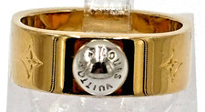LOUIS VUITTON Nanogram Ring M00210 vergoldet