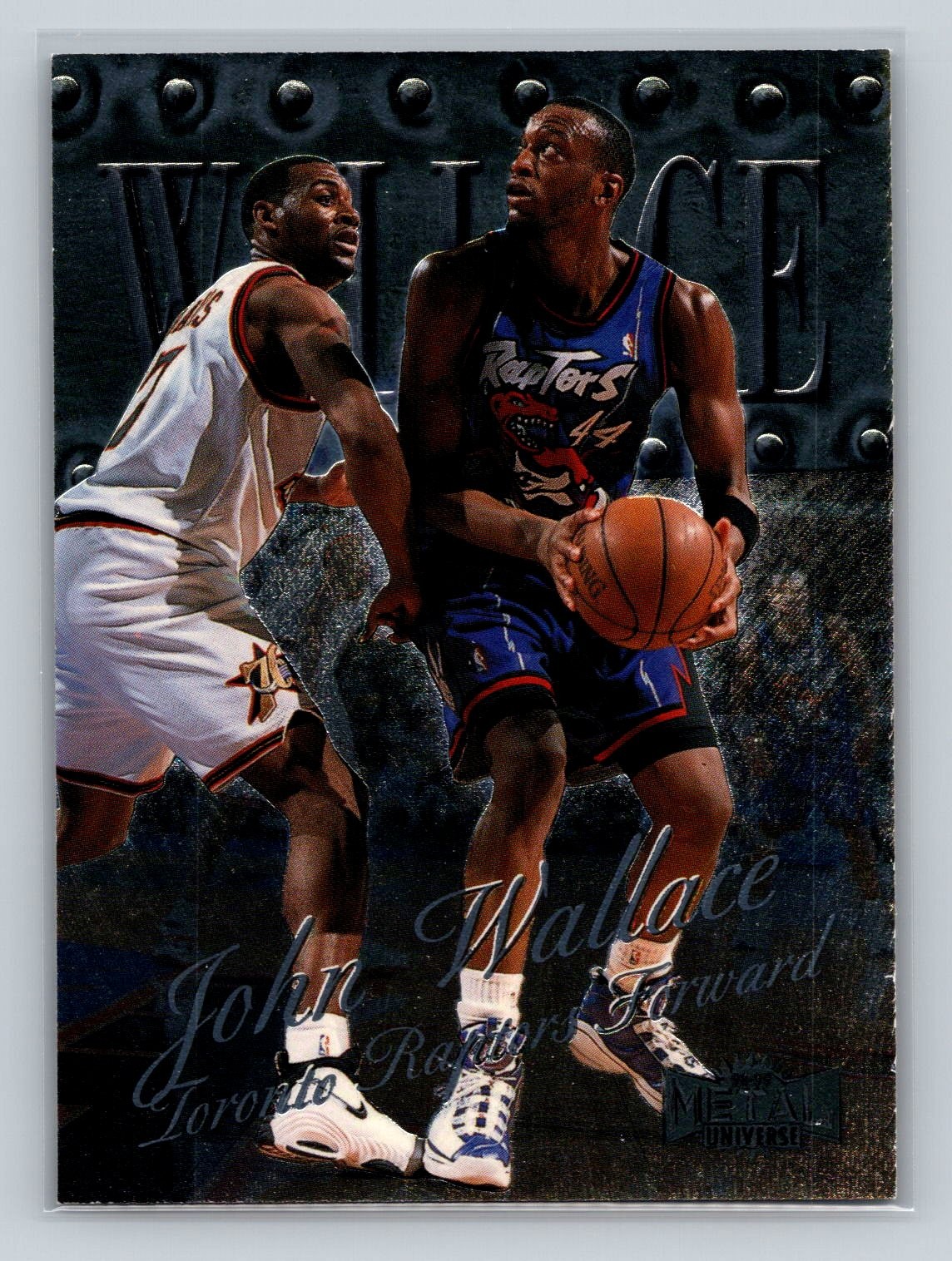 1998-99 Metal Universe #55 John Wallace Toronto Raptors