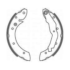 Bremsbackensatz hinten für BMW 3-er E36 Z1 Z3 | 923932