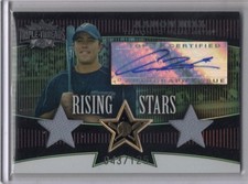 2006 Topps Triple Threads Rising Stars 43/125 Aaron Hill #111 Auto Blue Jays