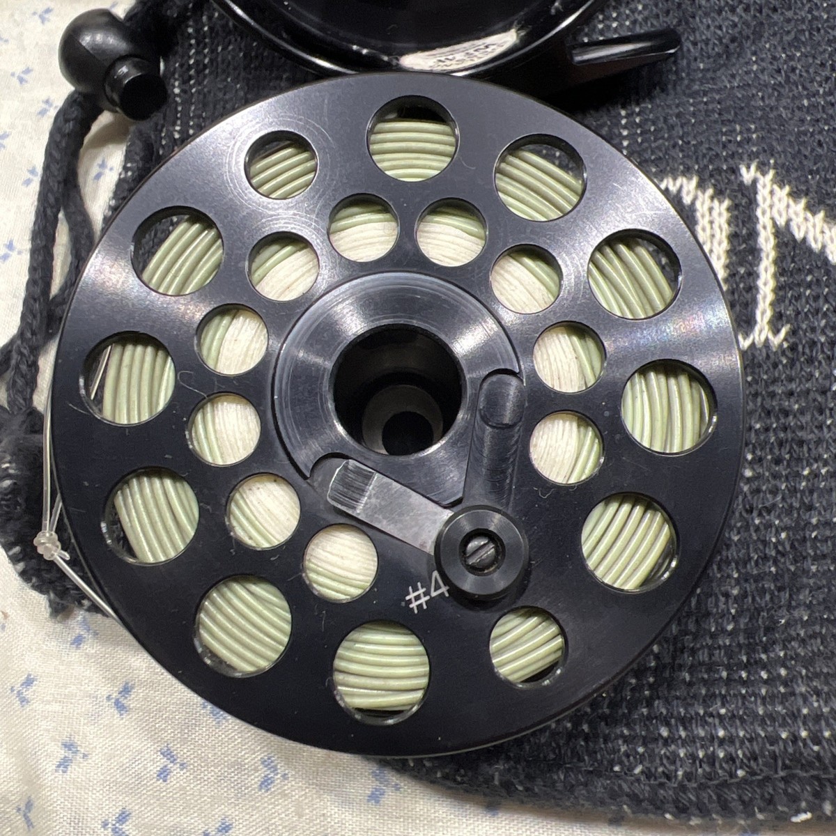 Teton Tioga Fly Fishing Reel, USA. #4. Pre Loved And Spooled, Sock