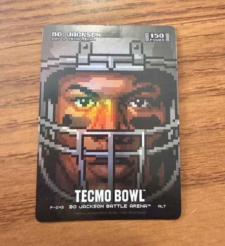 2026 Tecmo Bowl Bo Jackson Battle Arena Day 1 Alt Card P-142