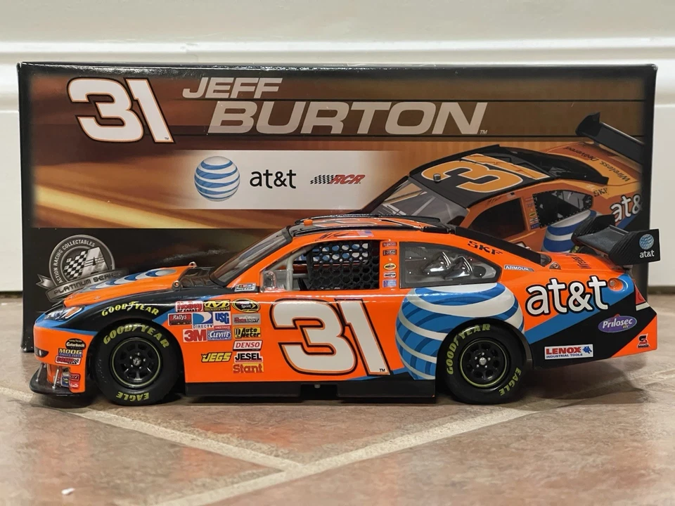 Chevrolet Impala SS 2008 Jeff Burton AT&T Cot RCR NASCAR acción 1/24 Foto 2 de 4