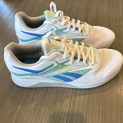Reebok Nano X4 Training Shoes, White/Green/Gray, Men s Size 13 -BRAND NEW IN BOX