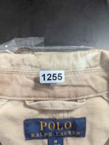 Polo Ralph Lauren Patchwork Chore Jacket Mens Medium Beige Cotton Utility - Picture 21 of 21