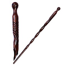 Handicraftviet - Hand Carved Wooden Magic Wand, youth large / 11-13, Black