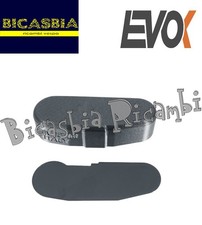 2305 - EVOK HUB COVER BLACK CARBON FRAME Vespa 125 150 200 COSA 1 2