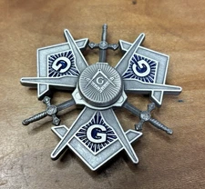 Freemason Masonic Fidget Spinner - Grey