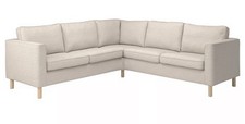 Ikea PARUP Cover for corner sofa, 4-seat/L shape sofa, Gunnared beige,70493763