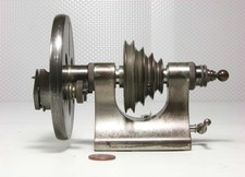 Vintage Lorch Schmidt & Co Watchmaker Lathe Headstock with Faceplate