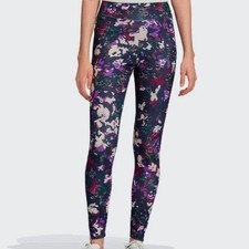 Adidas Women's Multicolor Floral Patterned High Rise Leggings Size Small