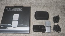 Samson GO Mic Portable USB Condenser Microphone  Mounting Clip Tested Working