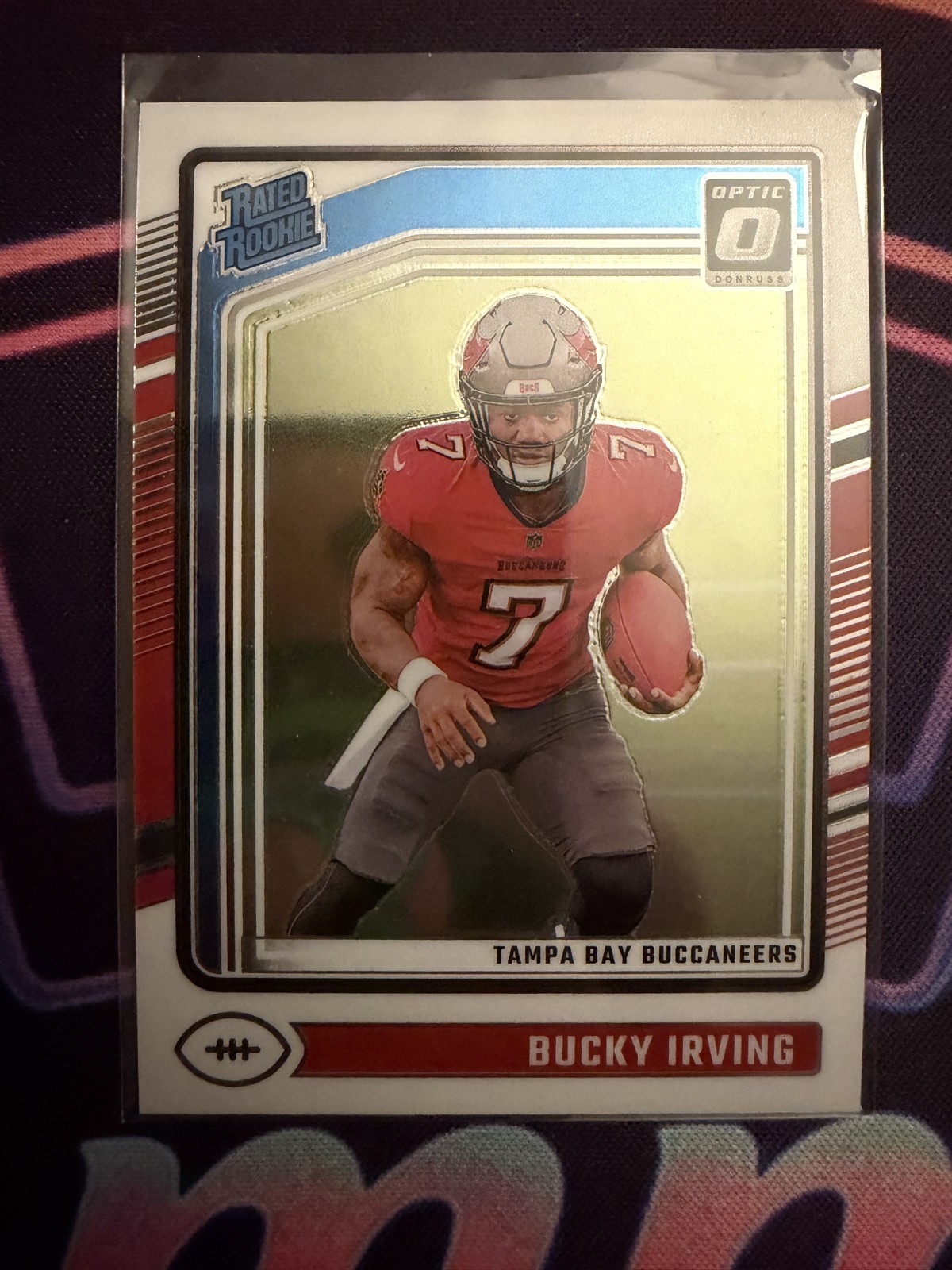 2024 Panini Donruss Optic - Rated Rookie Bucky Irving #216 (RC) Buccaneers