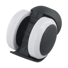 Roulette de chaise roulette de fauteuil roulant pivotante roulette robuste PU +