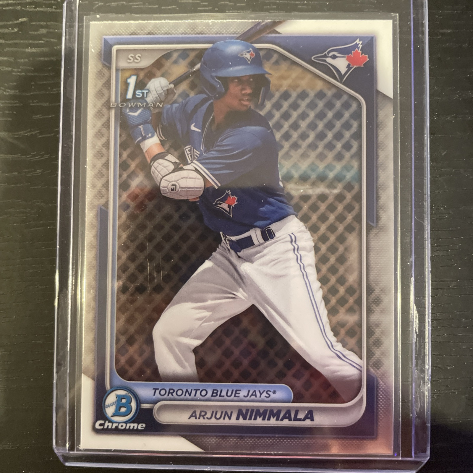 2024 Bowman Chrome - BOWMAN 1ST - #BCP-142 ARJUN NIMMALA - Blue Jays Prospect