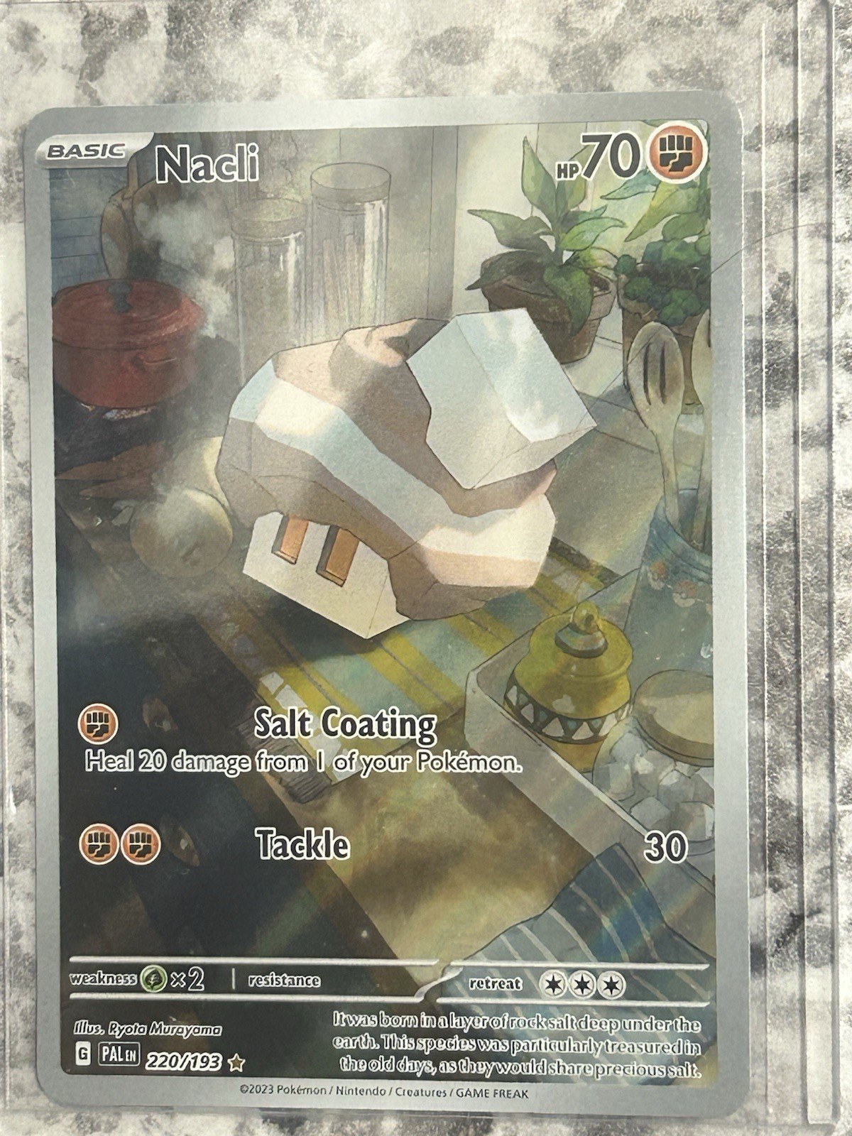 Pokémon Nacli 220/193 Illustration Rare Holo Sv02 Paldea Evolved