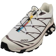 Salomon Xt-6 Unisex Running Sneakers in White Vanilla Ice