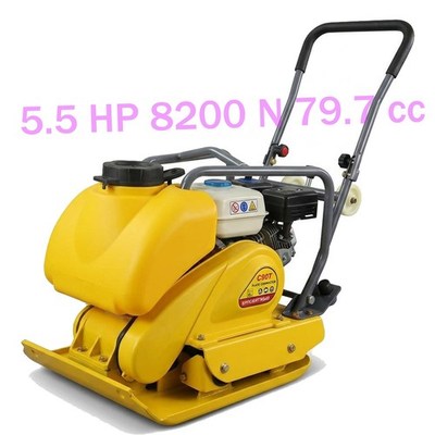 #ad 5.5HP Plate Compactor Gas Engine 79.7cc 8200N 4000Lbs Force Vibratory $489.00