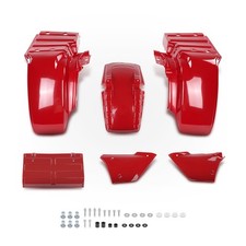 Red Complete Plastic Fender Kit For Honda Big Red ATC250ES ATC 250ES 1985-1987