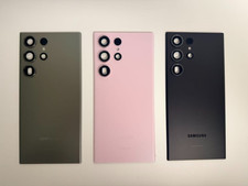 Back Panel for Galaxy S23 Ultra Black / Green Replacement Back Cover Excellent