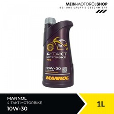 Mannol 4-Takt Motorbike 10W-30 Motorrad Motoröl Yamaha Kawasaki Honda 1 Liter Mannol 4-Takt Motorbike 10W-30 Motorrad Motoröl Yamaha Kawasaki Honda 1 Liter