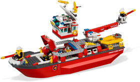 Lego City Fire Boat For FireFighters 7207 Looks New MOD Fast Shipping