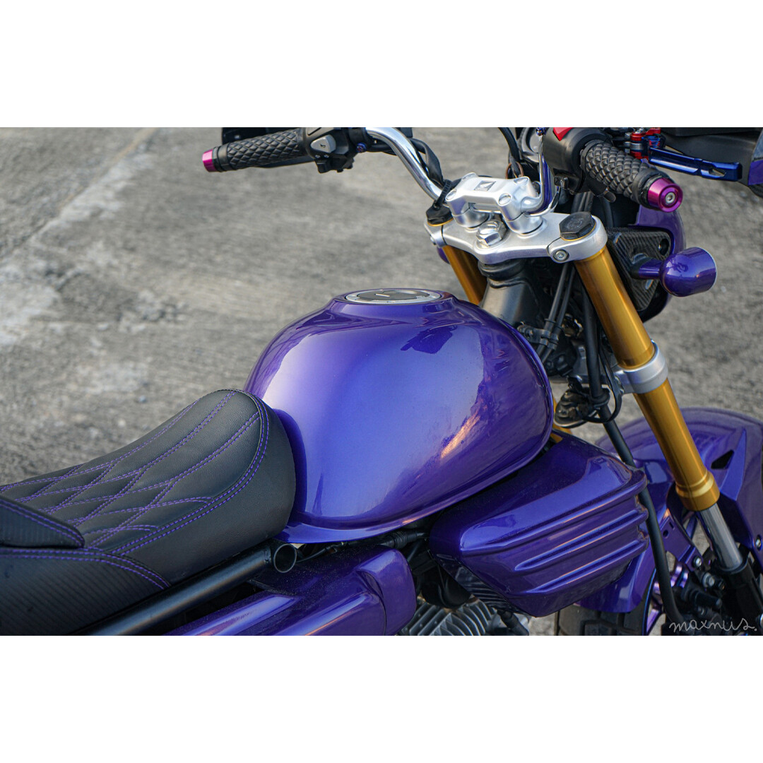 FULL SET 6PC CUSTOM PARTS PURPLE FIT FOR HONDA Z125 MONKEY 125
