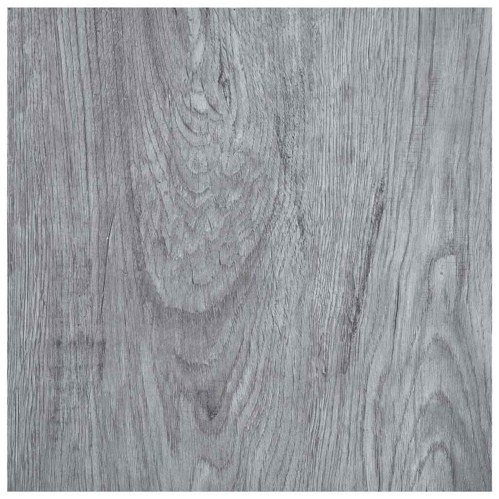 Dalle PVC autocollante gris clair 5,11 m² au fini mat haut de gamme