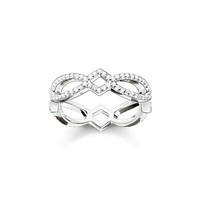Thomas Sabo Ring Gr. 54 Zirkonia 925Er Sterlingsilber TR2085-051-14-54 Uvp 149,-