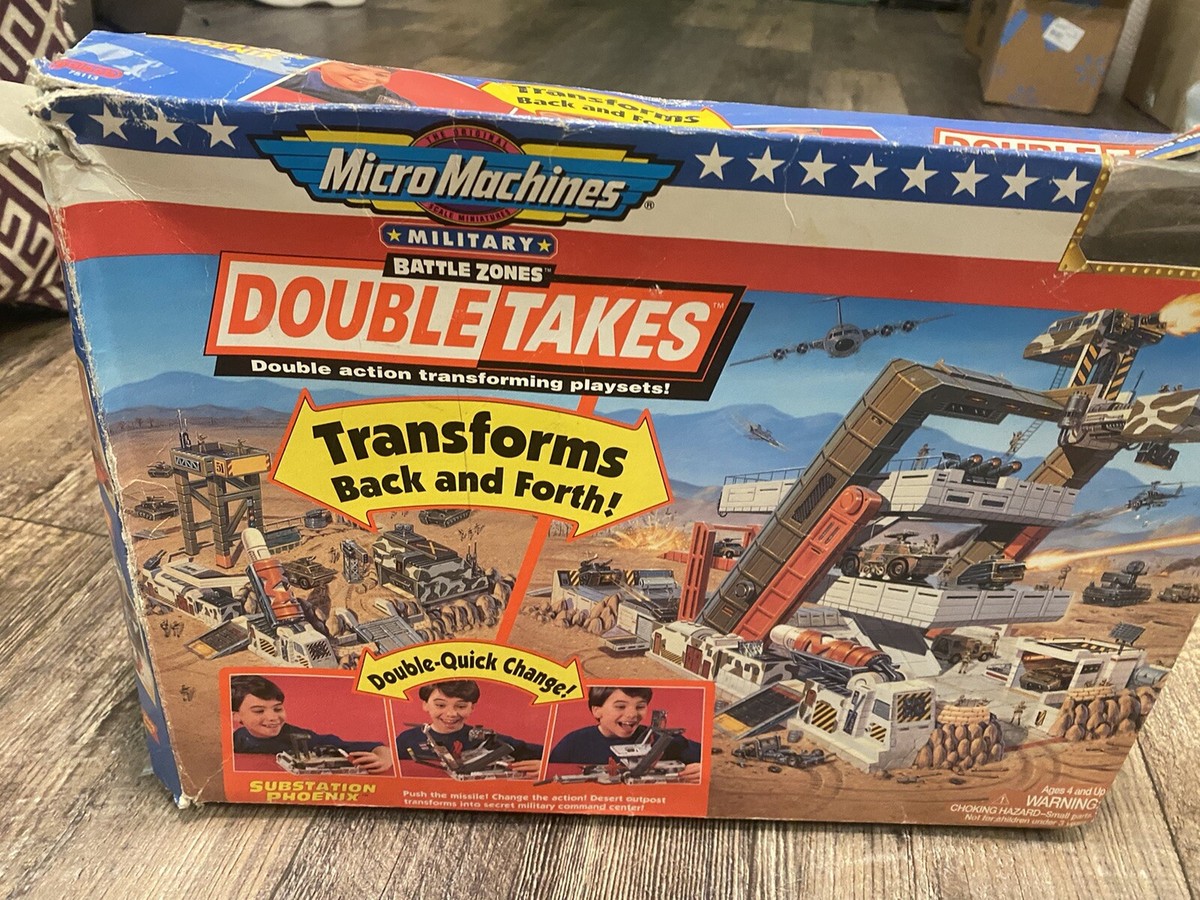 Micro Machines Double Takes Substation Phoenix 1996 Playset