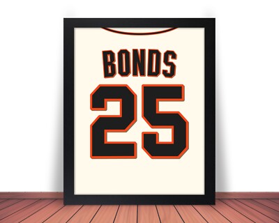 Framed BARRY BONDS Photo Picture BASEBALL Poster Print / 8x10 or 11x14 (C07)