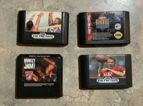 Vintage Sega Genesis Games Lot of 4