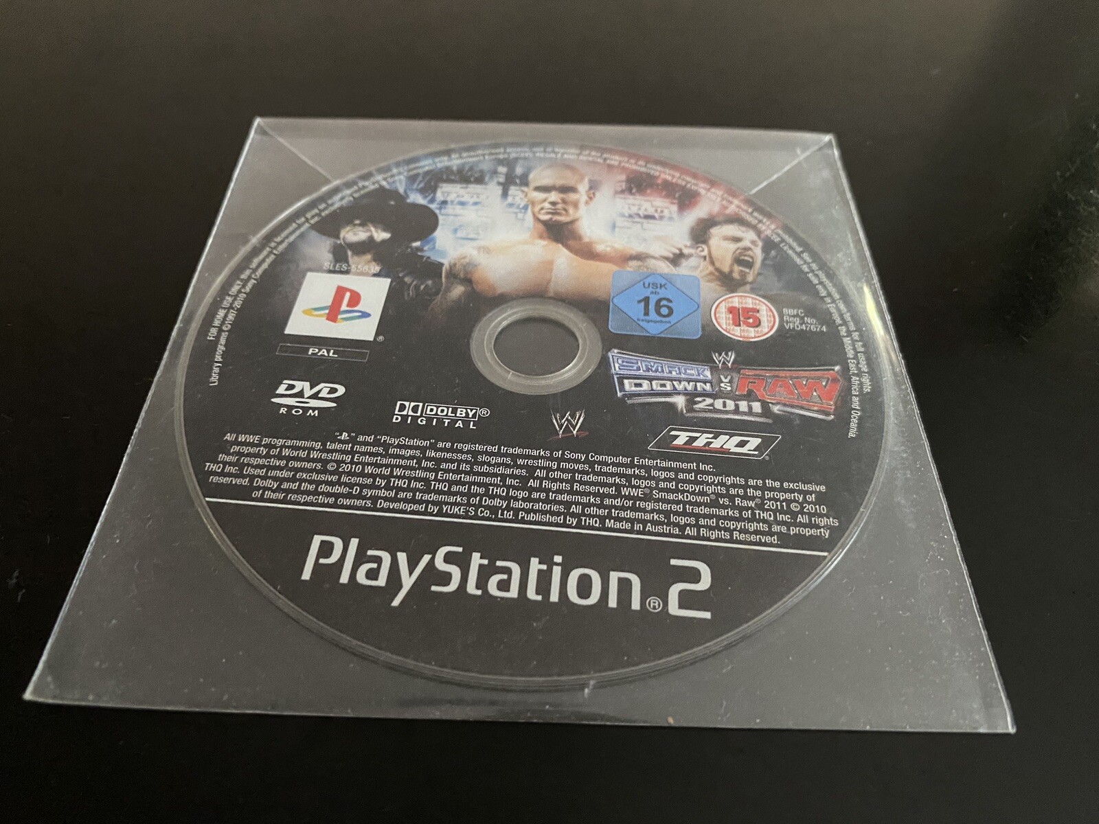 WWE SMACKDOWN VS RAW 2011 FEATURING ECW SONY PLAYSTATION 2 PS2 EDITION FR PAL