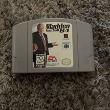 Madden Football 64 (Nintendo 64, 1997) N64 NFL Football Cart Only