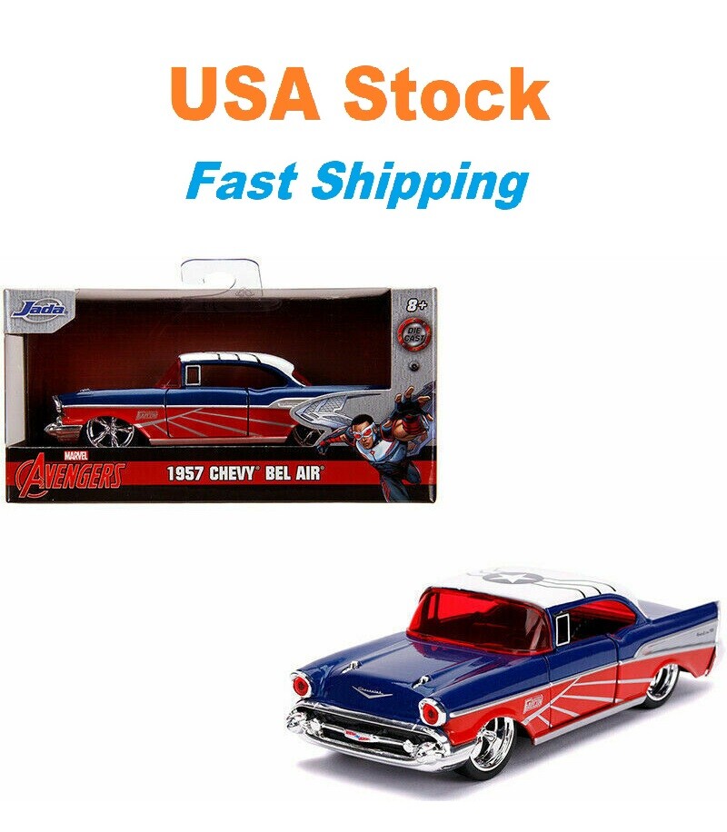 Marvel Avengers 1957 Falcon Chevrolet Bel Air Jada Diecast Toy Car