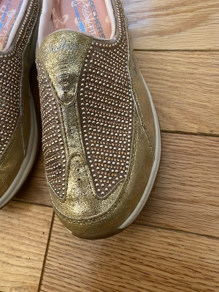 Skechers relaxed fit gold deals