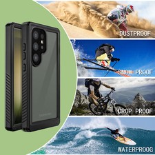 For Samsung Galaxy S24 Ultra S23 FE Waterproof Rugged Case w/ Screen Protector
