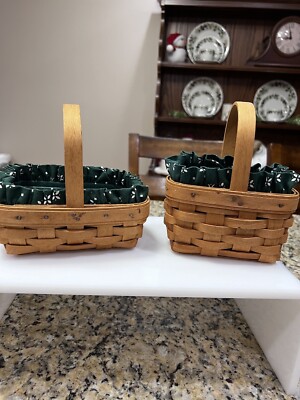 2- longaberger baskets | eBay