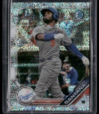 2019 Bowman #BCP-134 Cristian Santana Chrome Prospects Speckle Refractor #/299