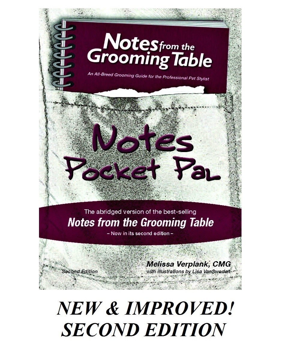 Notes from the Grooming Table Pocket Pal-Pet Groomer Reference