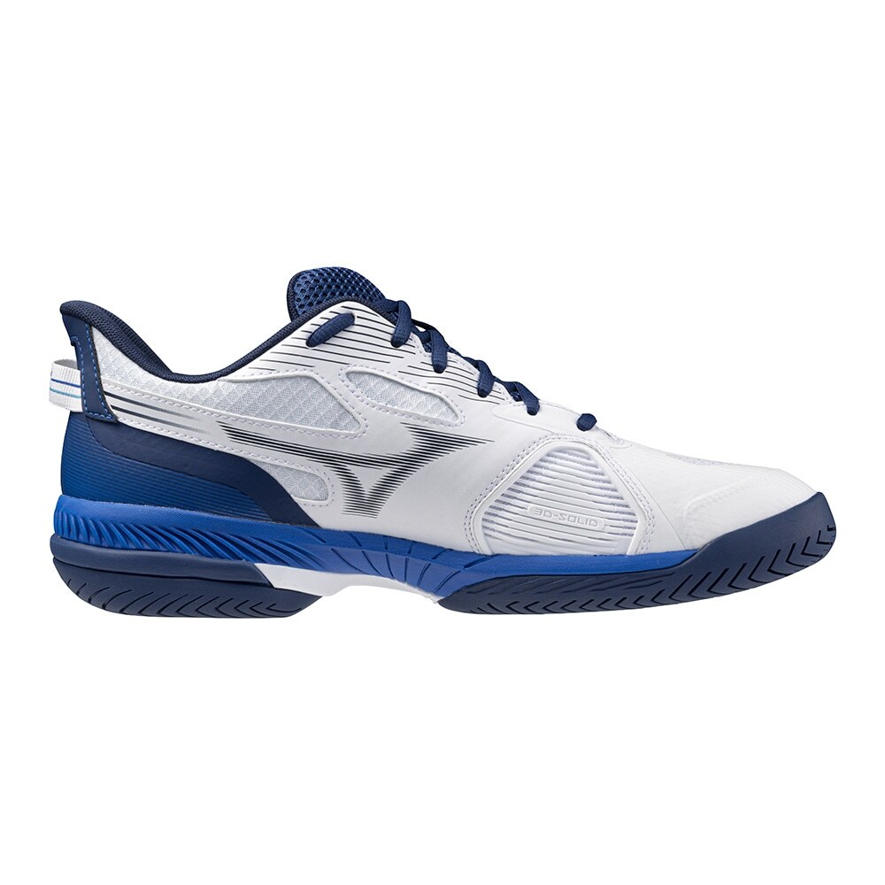 Mizuno Tennis Shoes WAVE EXCEED 5 WIDE AC 61GA2315 29 White/Blue