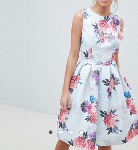 Chi Chi London Bow Back Midi Dress 