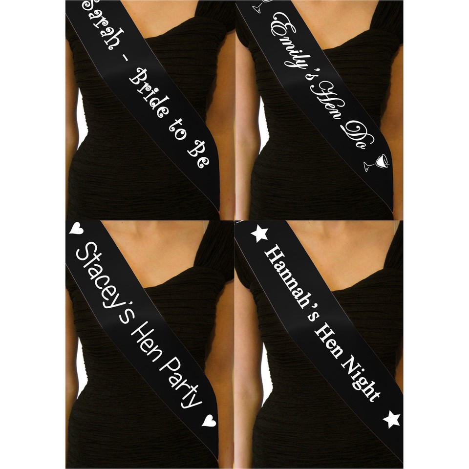Hen Party Sash In Rose Gold Bride To Be Sash Set Hen Night Sashes Hen - Foto 3